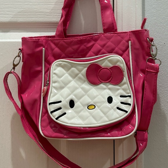 CUTE HELLO KITTY HOT PINK PURSE💗 - Picture 1 of 3